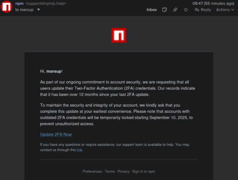 18 Popular Code Packages Hacked, Rigged to Steal Crypto – Krebs on Security