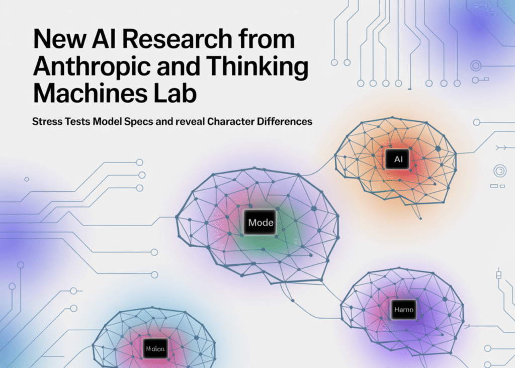 A New AI Research from Anthropic and Thinking Machines Lab Stress Tests Model Specs and Reveal Character Differences among Language Models